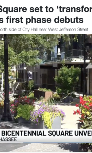 Bicentennial Square set to ‘transform’ downtown Tallahassee as first phase debuts